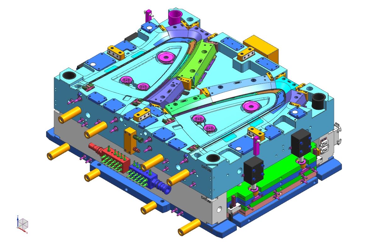 绝热流道注塑模具 绝热流道注塑模具